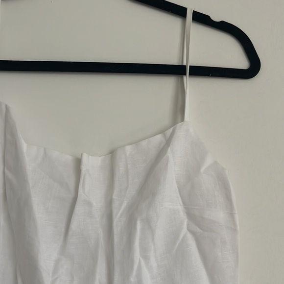 PepperMayo White Love Signs Linen Mini Dress - Picture 3 of 8